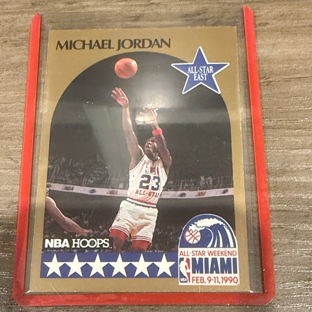 1990-91 Michael Jordan NBA Hoops All-Star Card